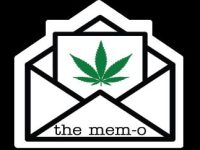 An image of an envelope with a top shelf cannabis leaf.